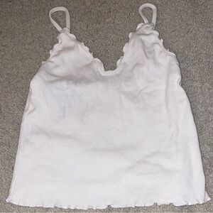 White Sleeveless Women's Top